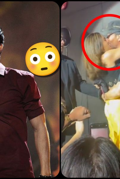Enrique Iglesias le da apasionado beso a una fan (VÍDEO)