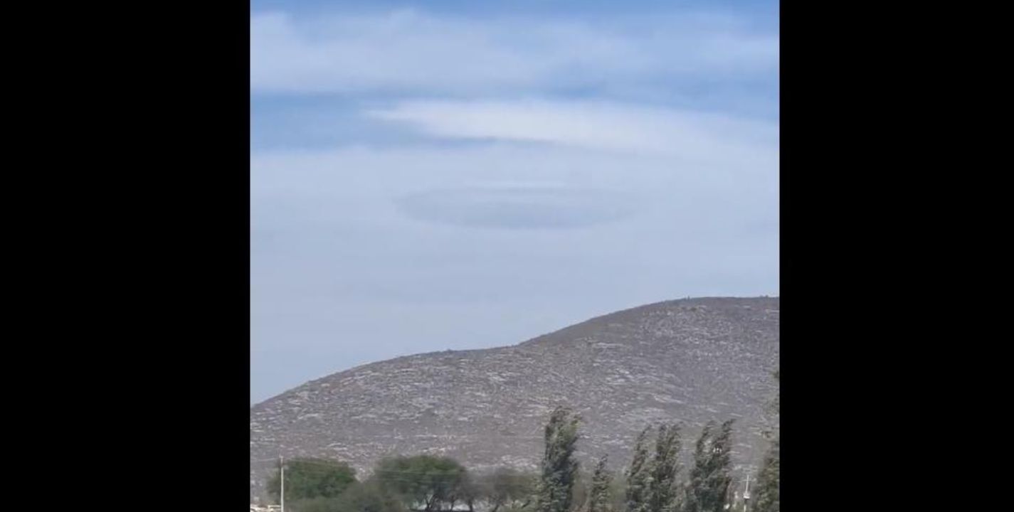 VÍDEO: captan formación extraña en las nubes en Hidalgo