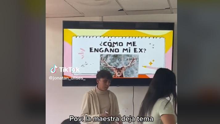 VIDEO: estudiante se vuelve viral tras exponer cómo lo engañó su expareja