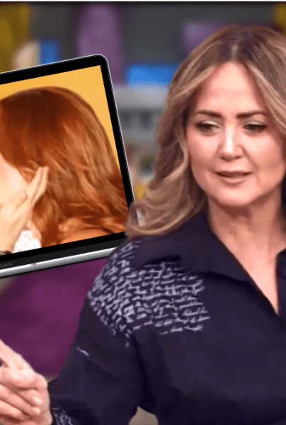 ¡Andrea Legarreta reacciona a sus fotos besándose con Enrique Peña Nieto!