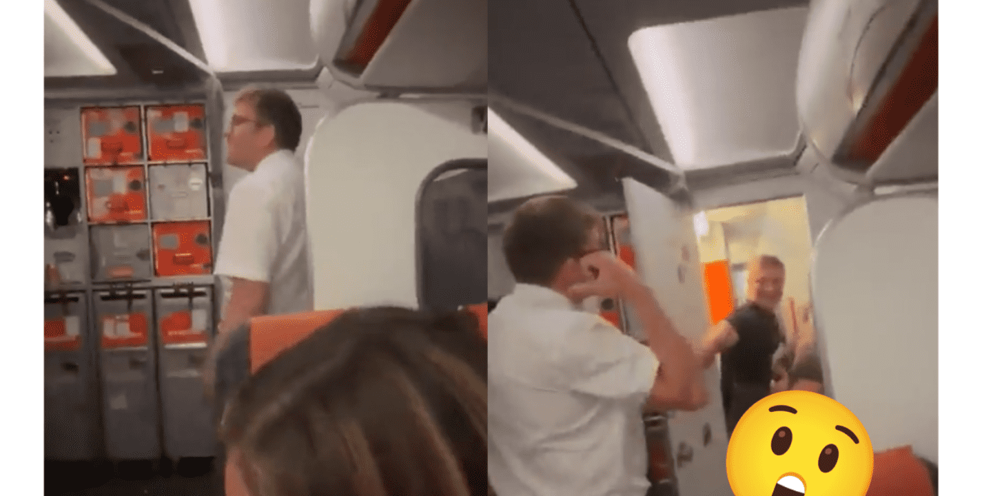 VÍDEO: ¡una pareja es atrapada teniendo relaciones íntimas en el baño de un avión!