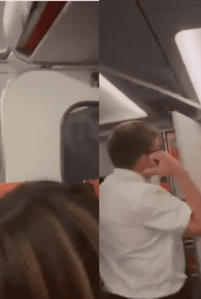 VÍDEO: ¡una pareja es atrapada teniendo relaciones íntimas en el baño de un avión!